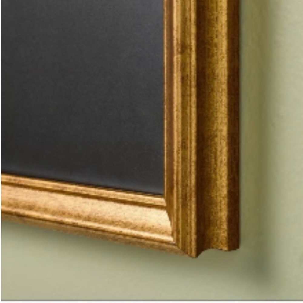 Hearth & Hand Square Fringed Landscape Art -Black Mat & Gold Frame 18x18 NWT - Picture 3 of 9
